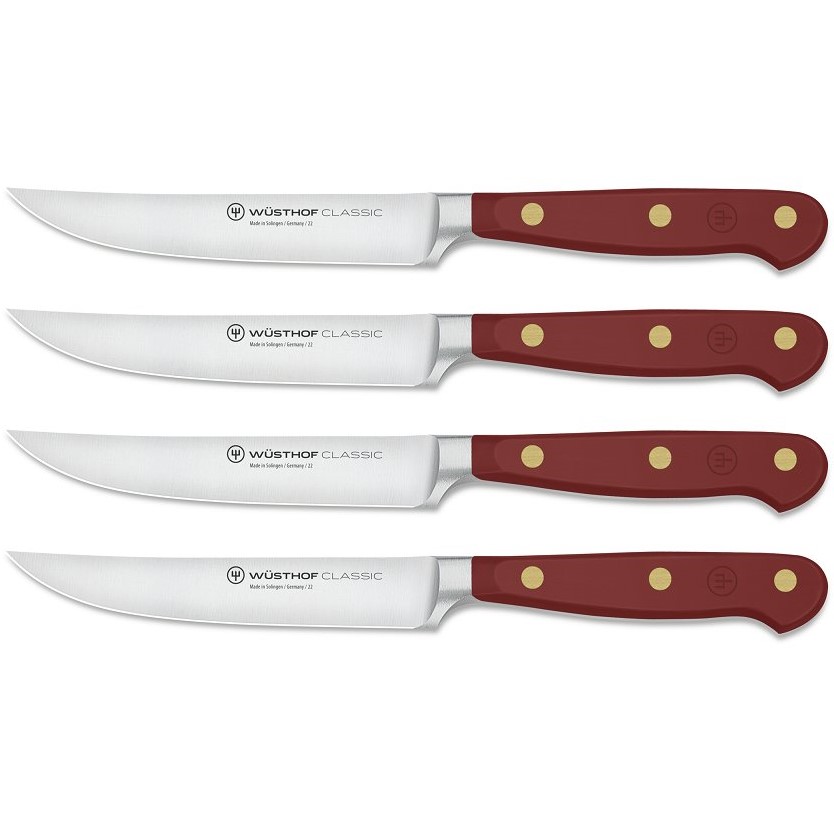 Steakmes (set) CLASSIC COLOUR, 4 stuks, 12 cm, tasty sumak, Wüsthof