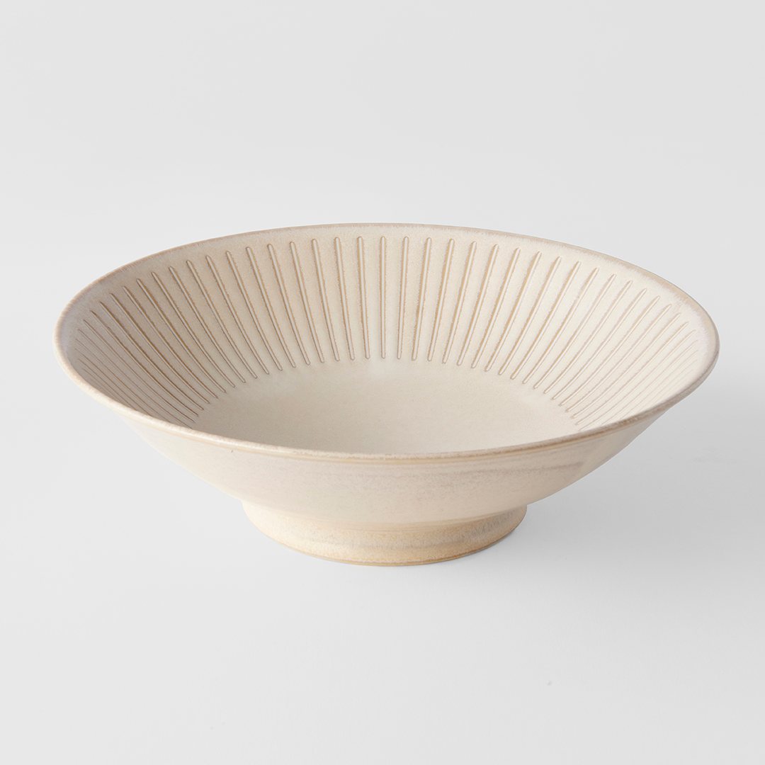 Ramen-kom RIDGED ALABASTER 900 ml, crème, MIJ
