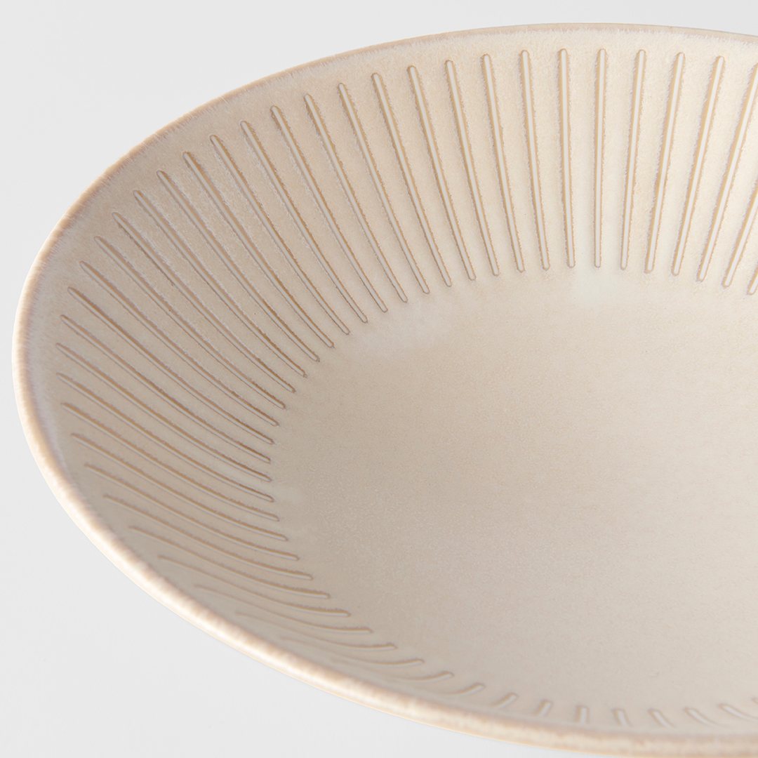 Ramen-kom RIDGED ALABASTER 900 ml, crème, MIJ