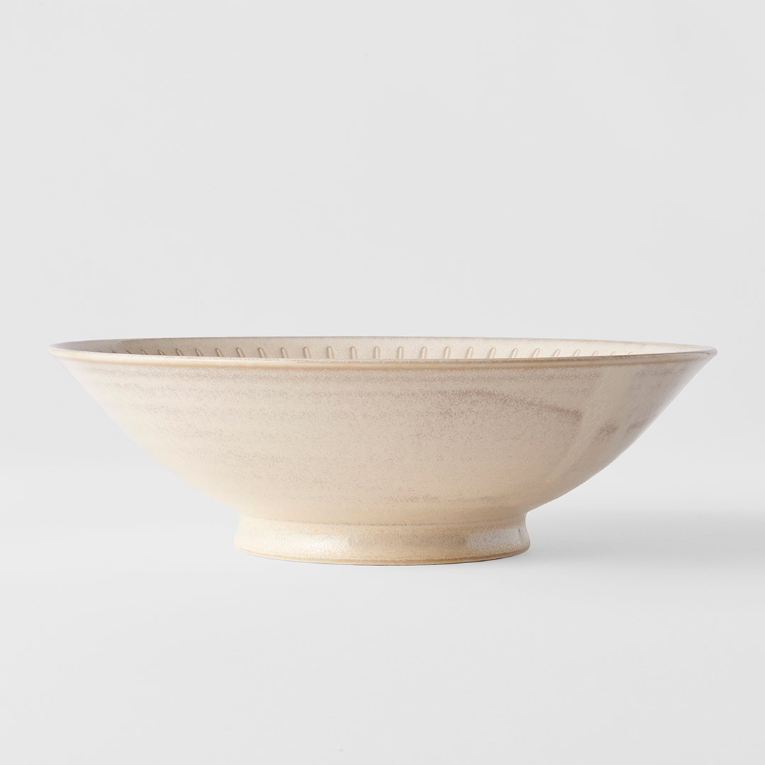 Ramen-kom RIDGED ALABASTER 900 ml, crème, MIJ