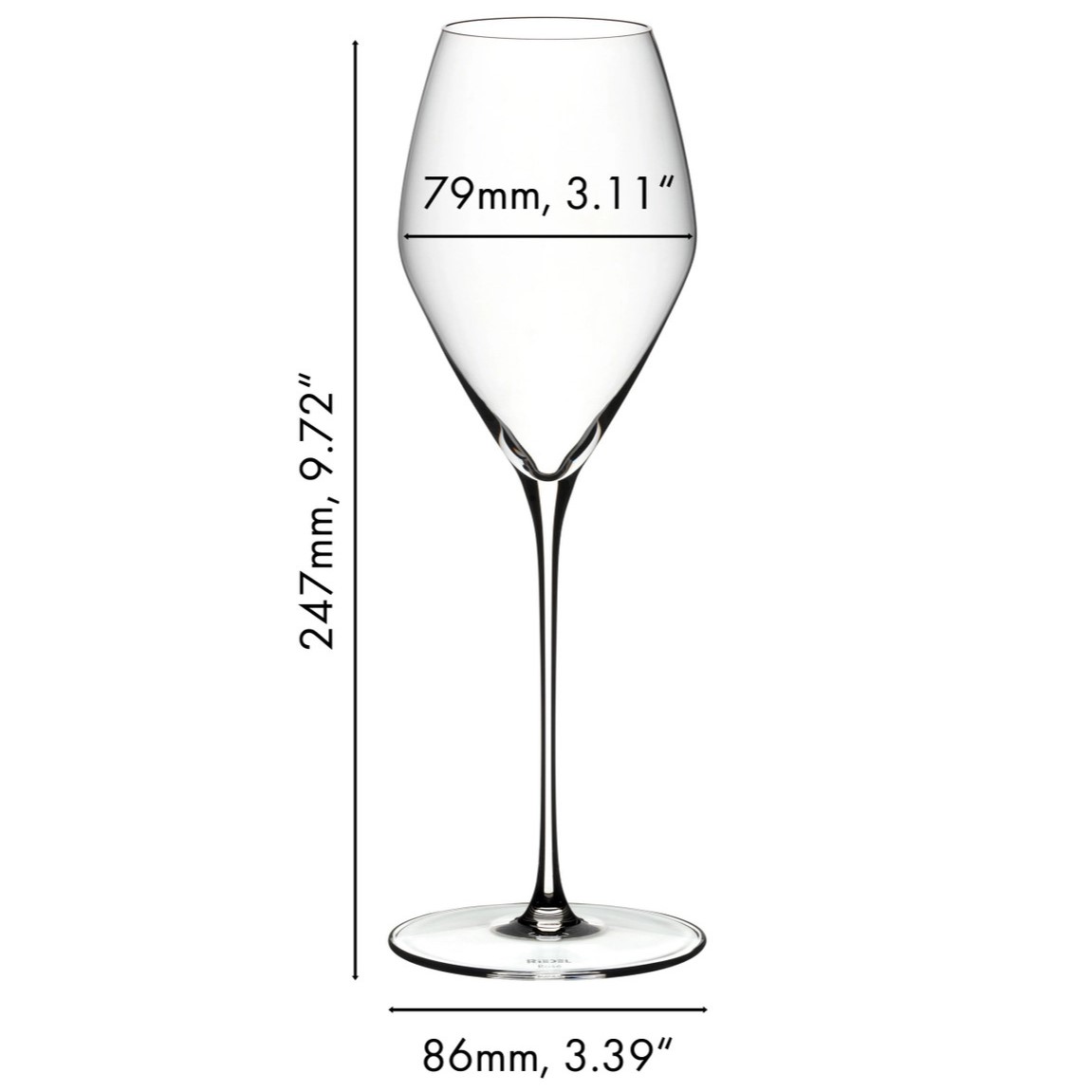 Rosé wijnglas (set) VELOCE, 2 stuks, 347 ml, Riedel