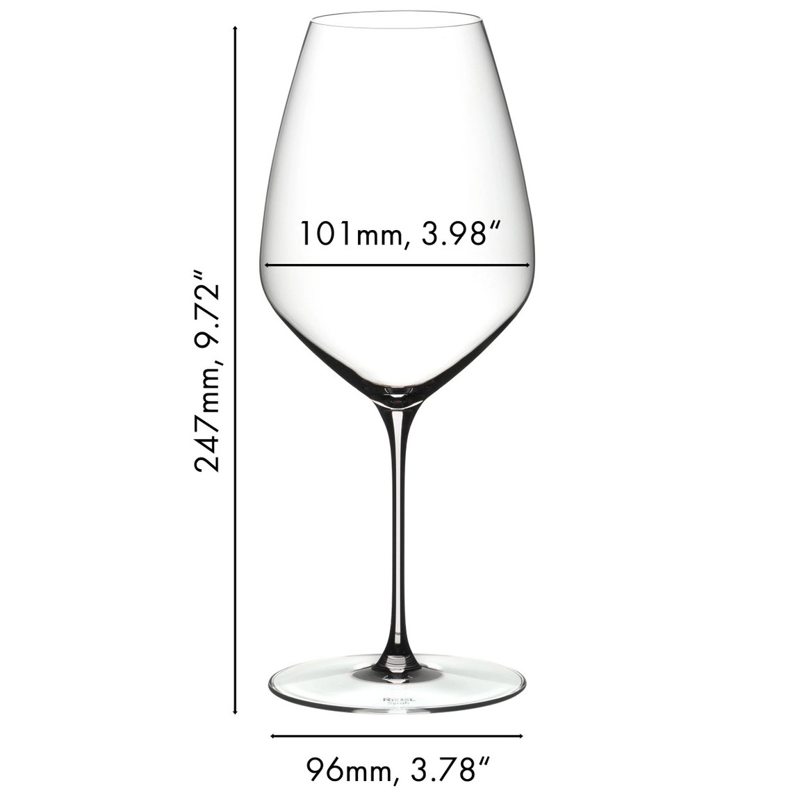Rode wijnglas (set) VELOCE, 2 stuks, 720 ml, Riedel