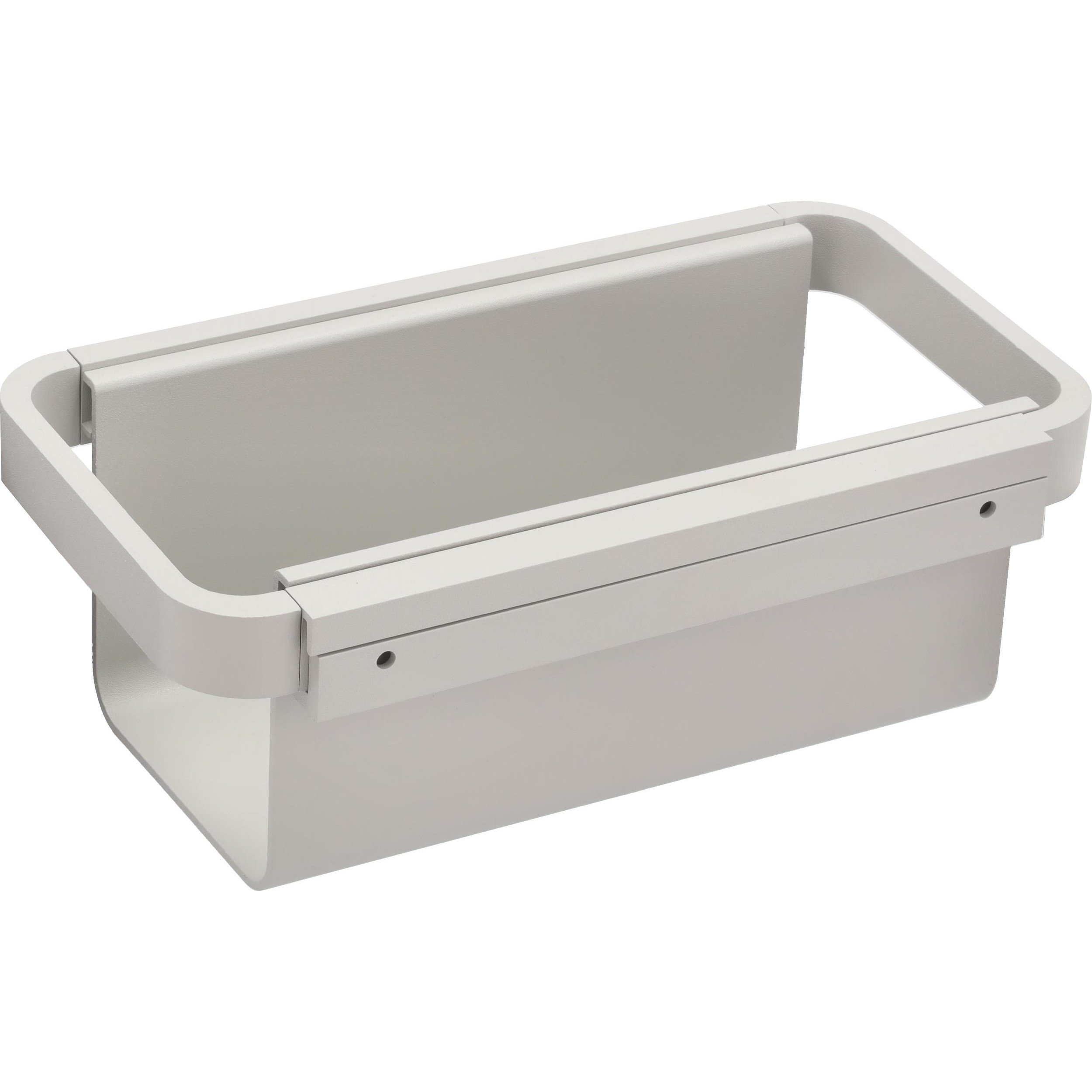 Doucheplanchet RIM 22 cm, diep, wit, aluminium, Zone Denemarken