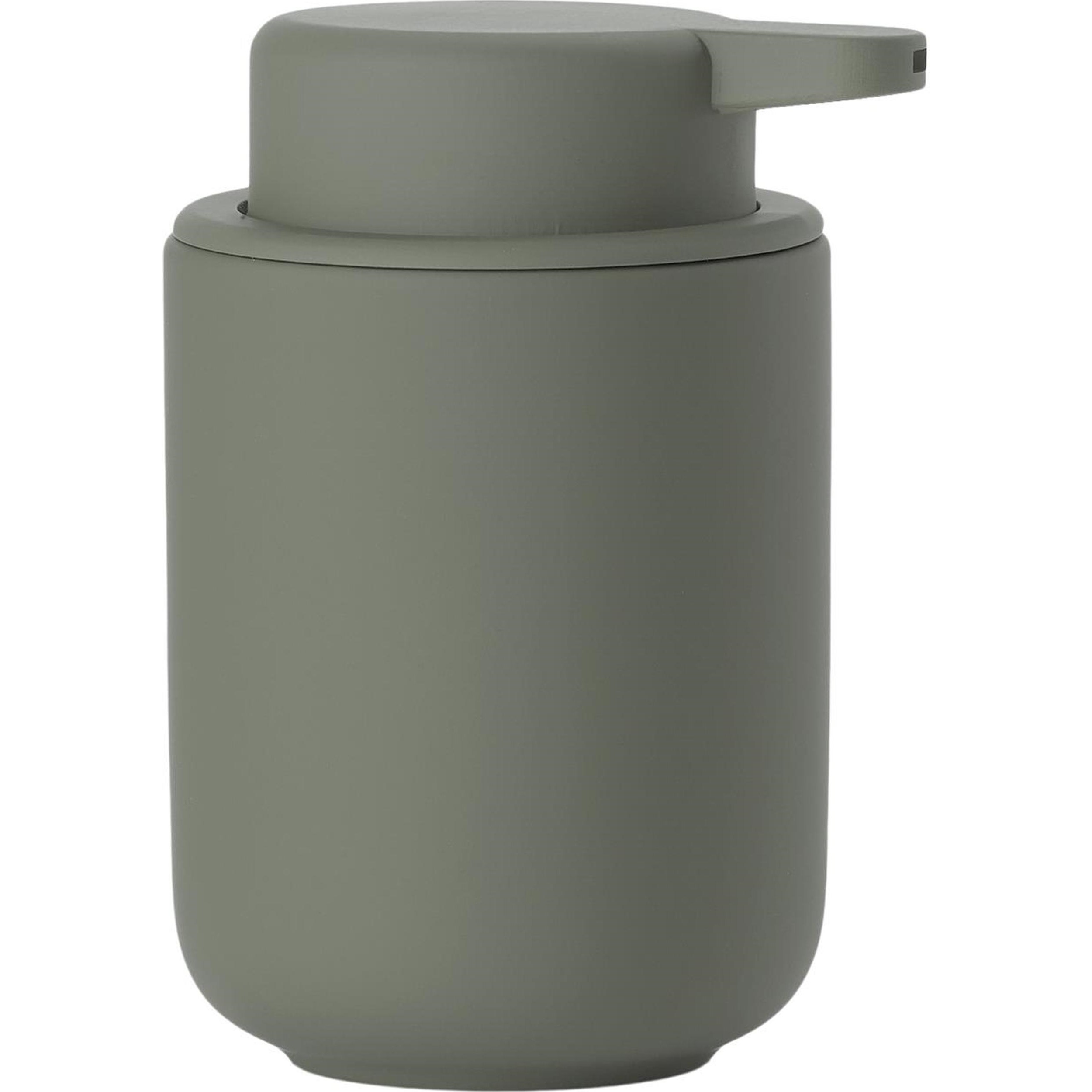 Zeepdispenser UME 250 ml, olijfgroen, keramiek, Zone Denmark