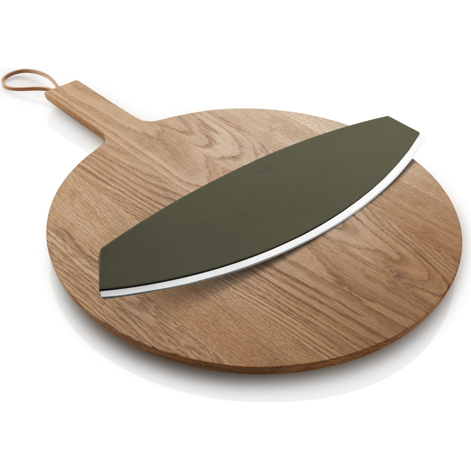 Pizza- en kruidenmes GREEN TOOL 37 cm, groen, staal/kunststof, Eva Solo