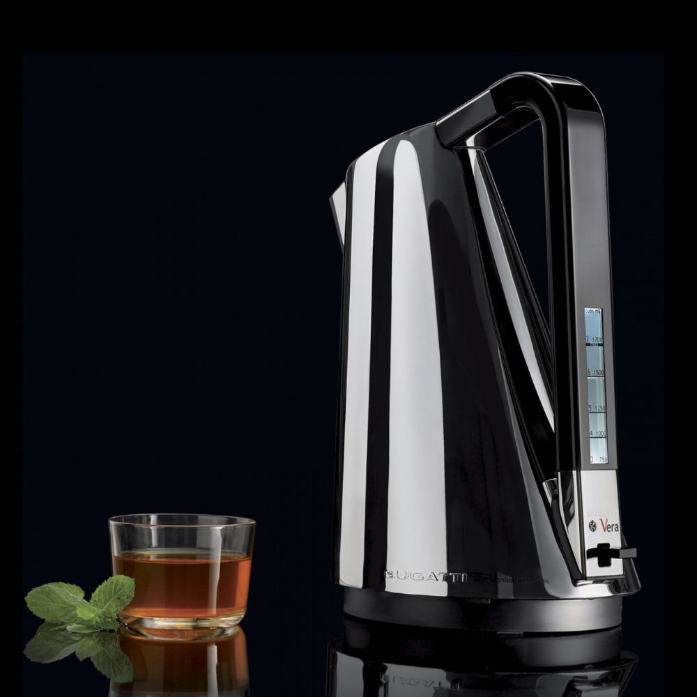 Waterkoker VERA EASY 1,7 l, zilver, roestvrij staal, Bugatti
