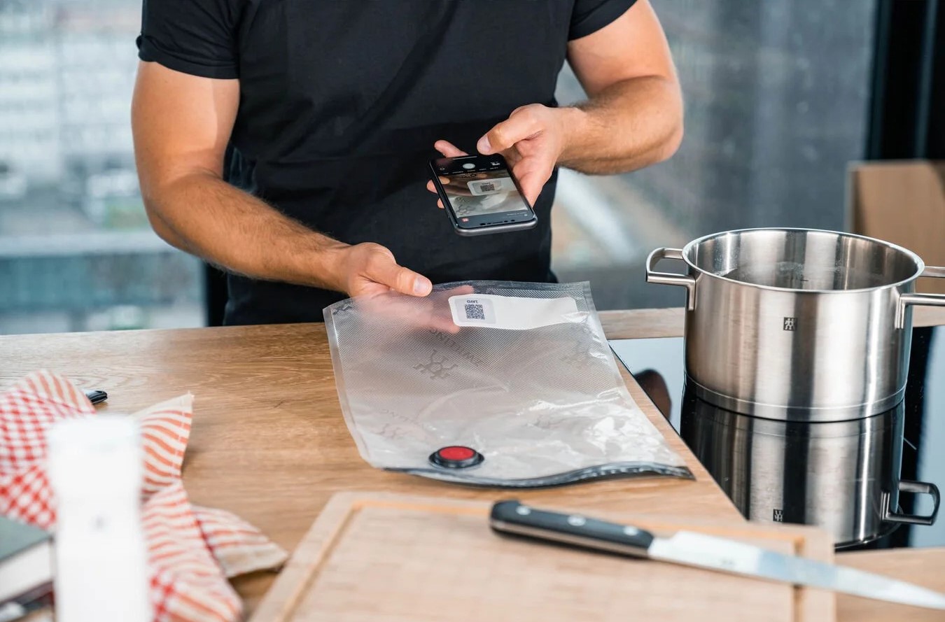 Vacumeerzakken FRESH & SAVE S, set van 10, helder, kunststof, Zwilling