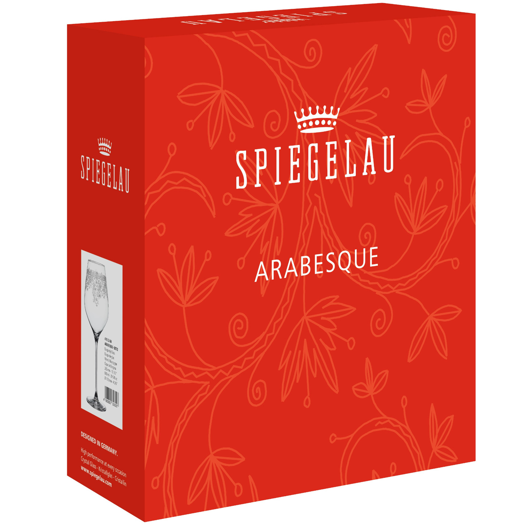 Rode wijnglas (set) ARABESQUE, 2 stuks, 840 ml, helder, Spiegelau