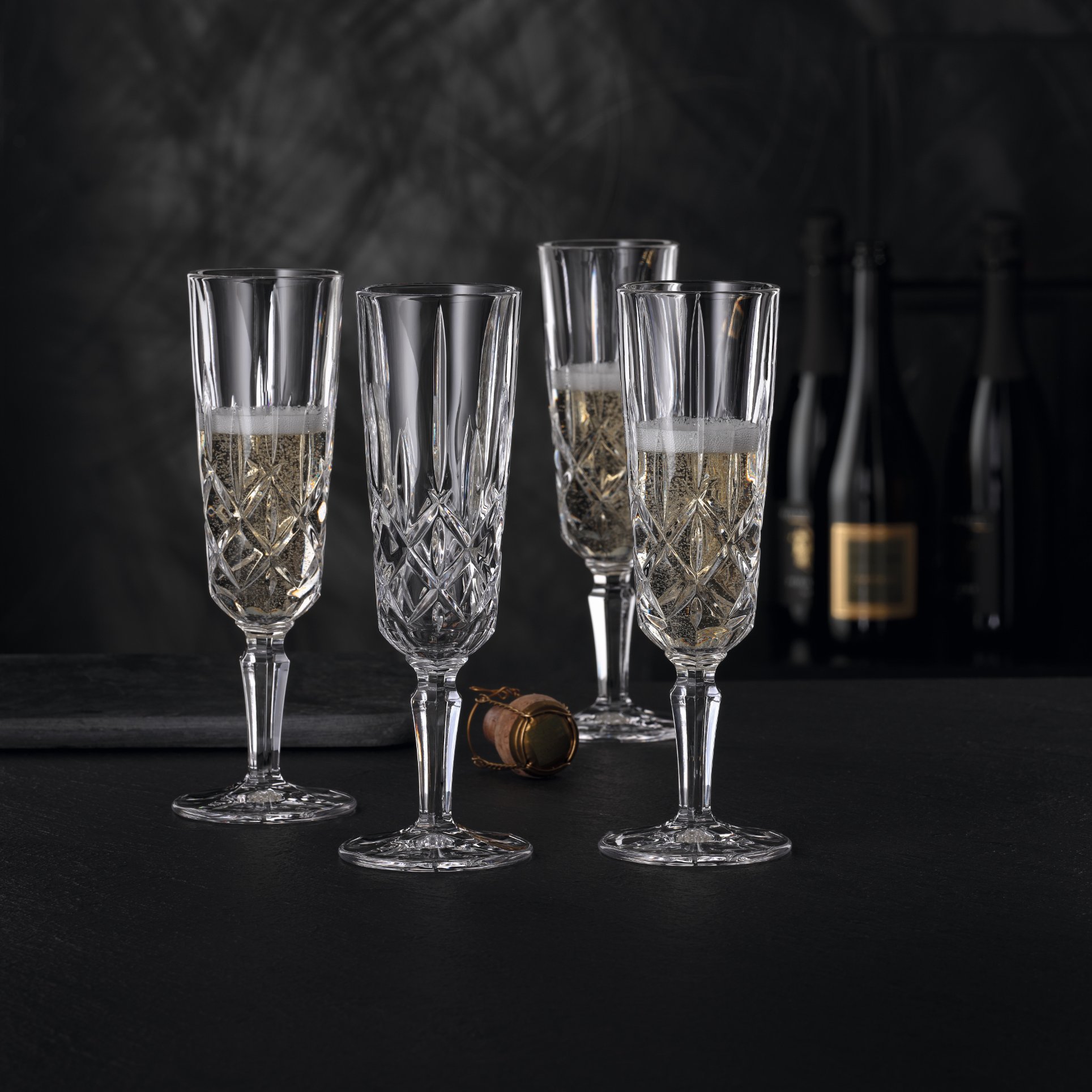 Champagneglas (set) NOBLESSE, 4 stuks, 150 ml, helder, Nachtmann