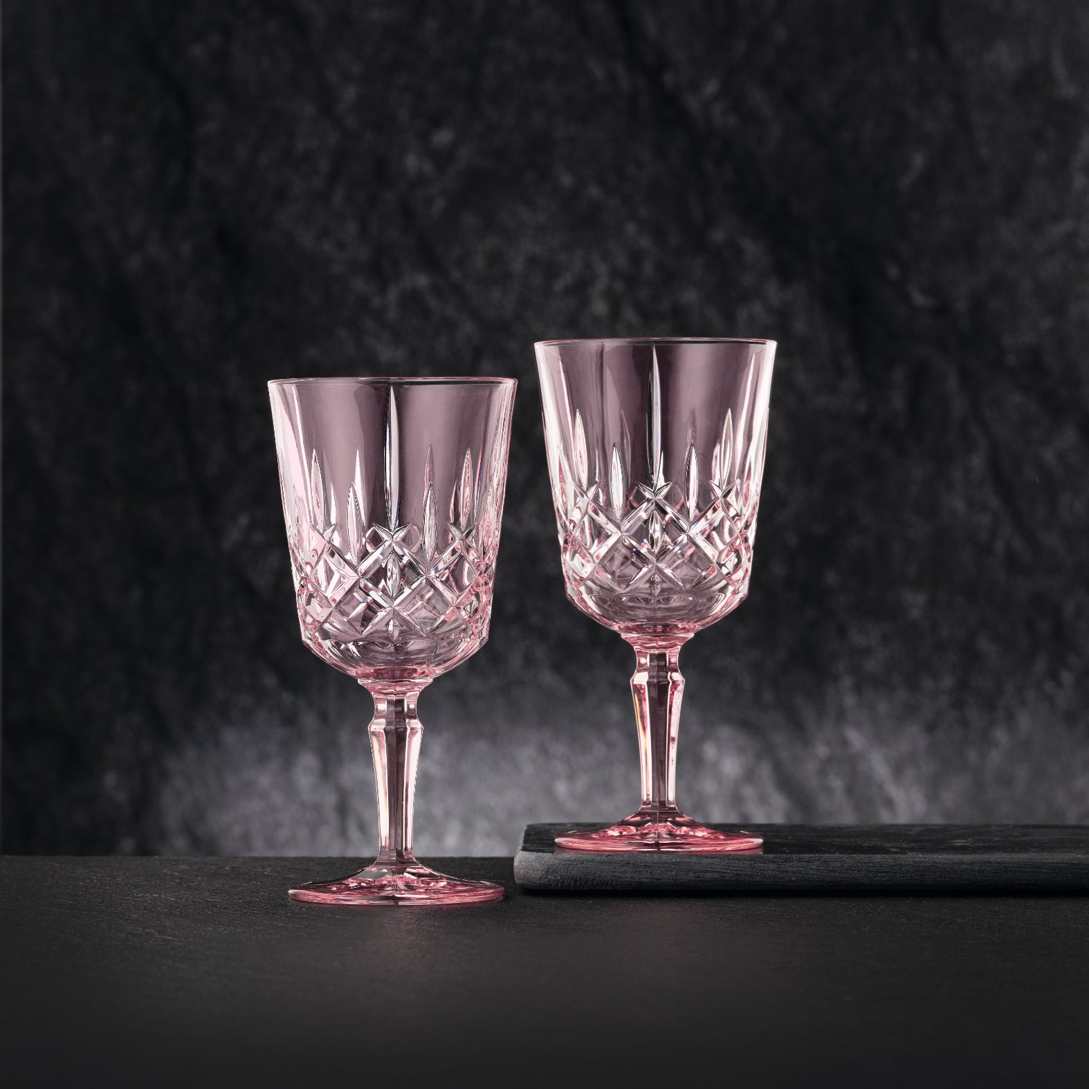 Wijnglas (set) NOBLESSE COLORS, 2 stuks, 355 ml, rosé, Nachtmann