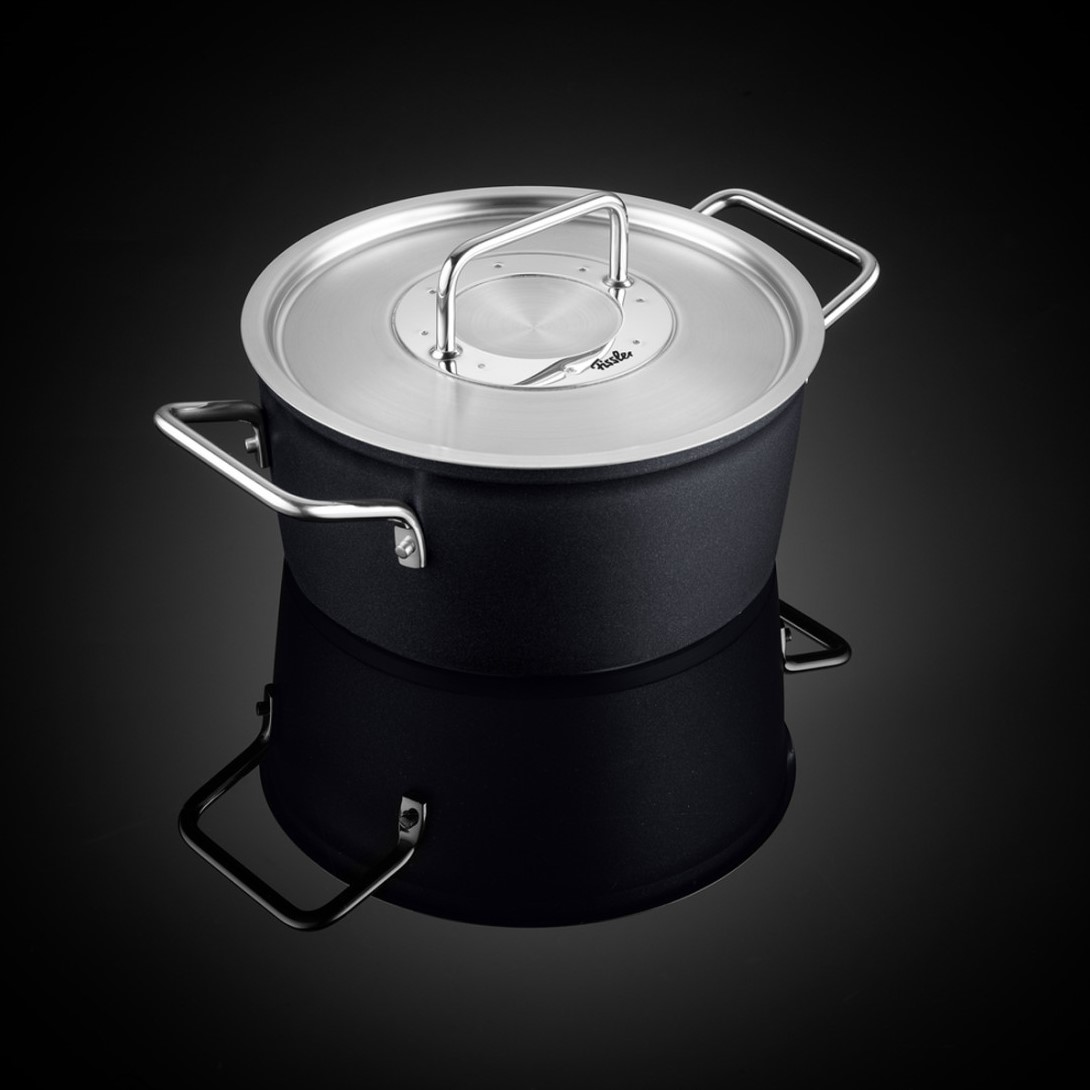Braadpan ADAMANT 20 cm, zwart, aluminium, Fissler