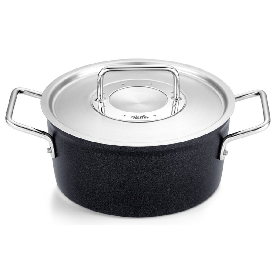 Braadpan ADAMANT 20 cm, zwart, aluminium, Fissler