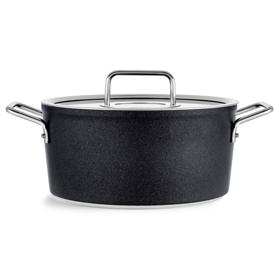 Braadpan ADAMANT 24 cm, zwart, aluminium, Fissler