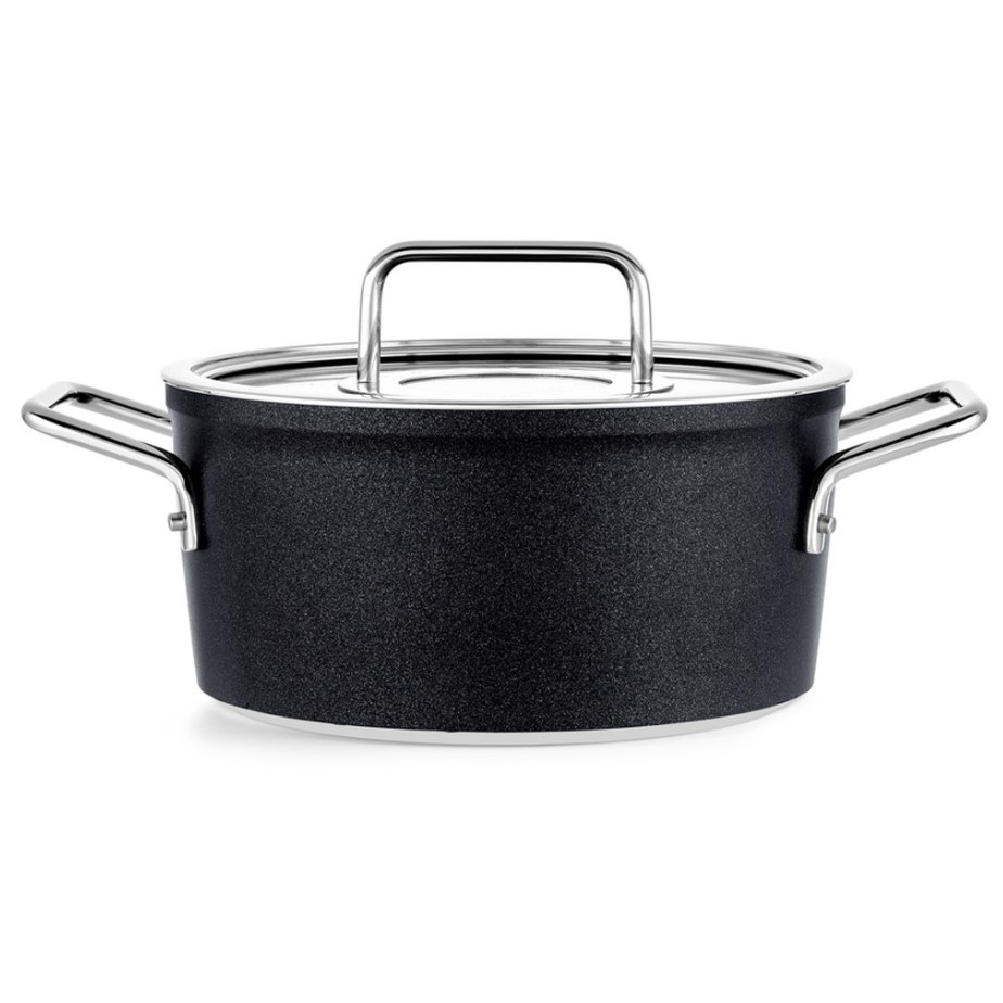 Braadpan ADAMANT 20 cm, zwart, aluminium, Fissler