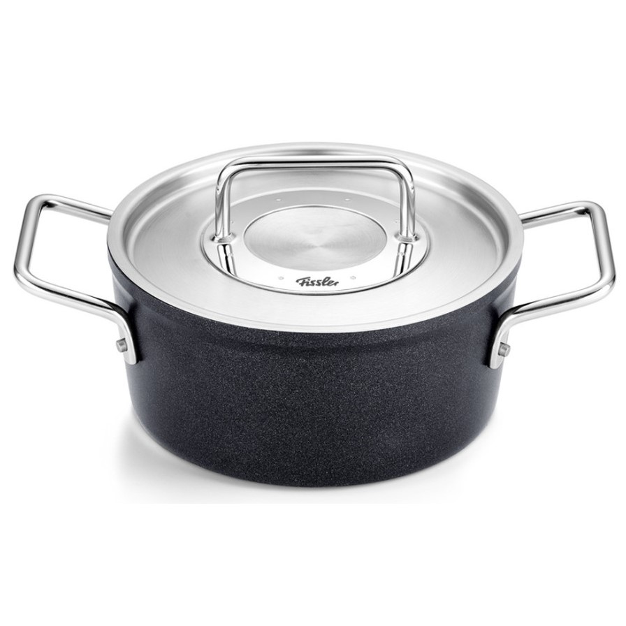 Braadpan ADAMANT 18 cm, zwart, aluminium, Fissler