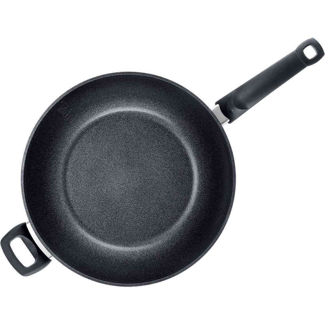 Wok ADAMANT 32 cm, zwart, aluminium, Fissler