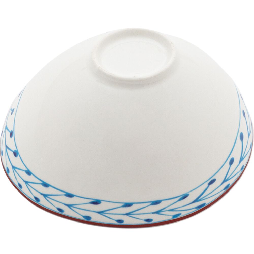 Eetkom DIESEL CLASSICS ON ACID FIORI 12 cm, wit/blauw, porselein, Seletti
