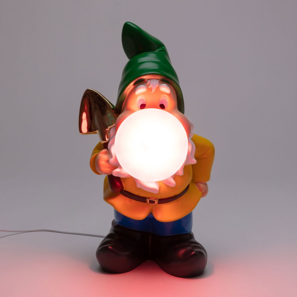 Bureaulamp GUMMY WORKING 42 cm, veelkleurig, kunststof, Seletti