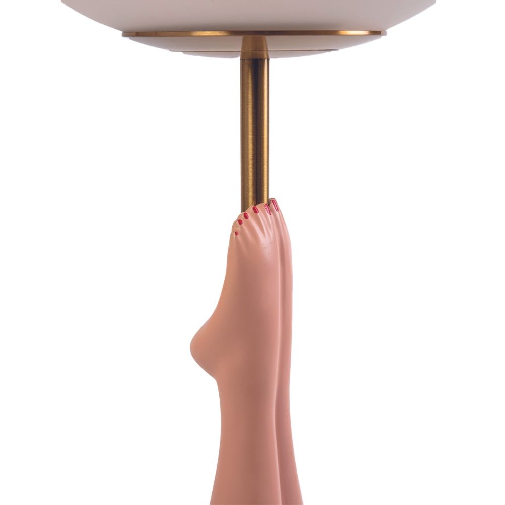 Tafellamp LADY DIVER 95 cm, rood, kunststof, Seletti