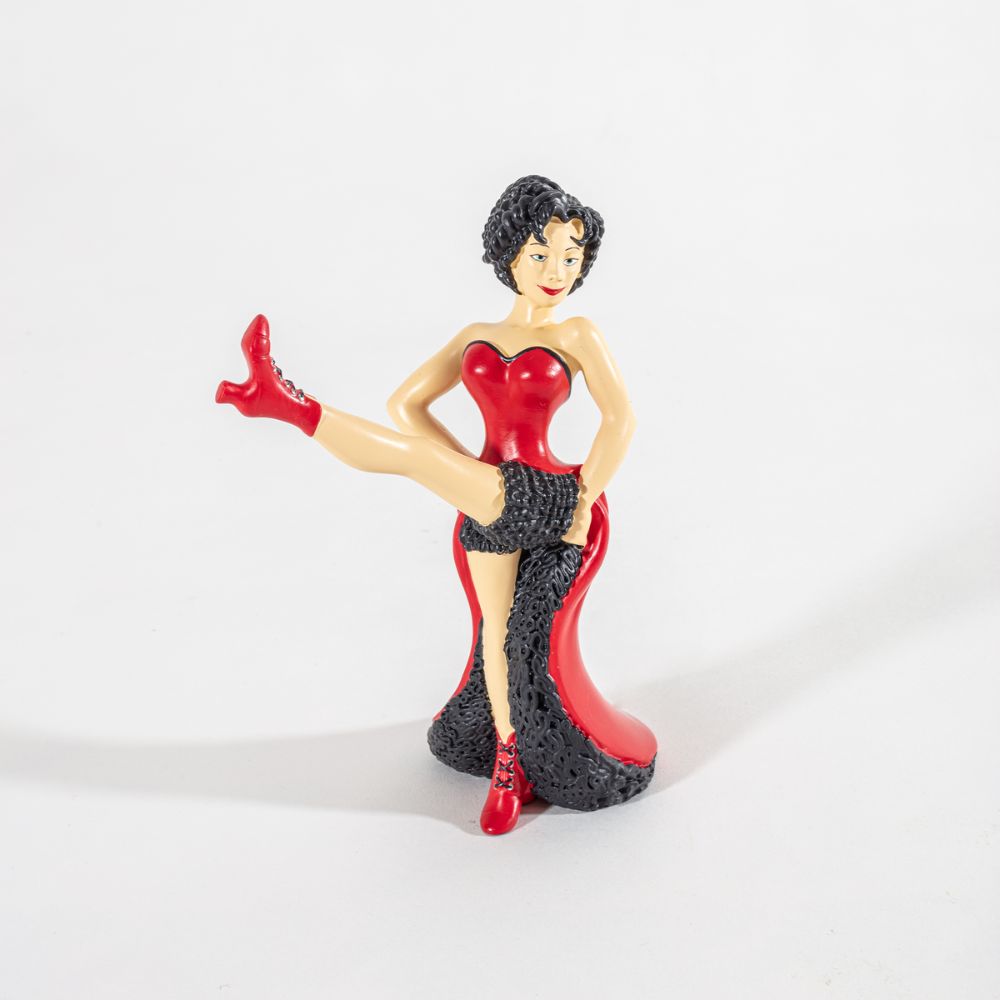 Tafellamp CIRCUS ABATJOUR WOMAN 26 cm, veelkleurig, kunststof, Seletti