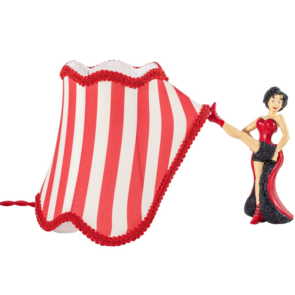 Tafellamp CIRCUS ABATJOUR WOMAN 26 cm, veelkleurig, kunststof, Seletti