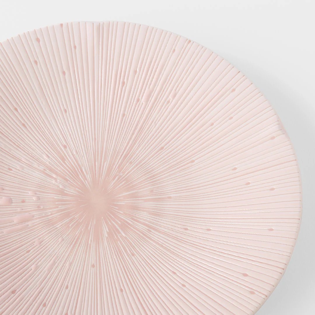 Bord ICE PINK 22 cm, roze, MIJ