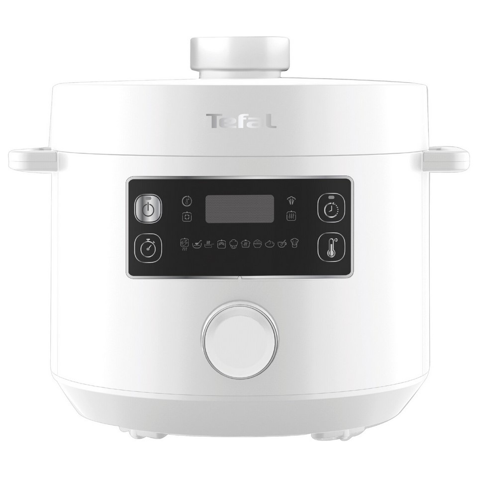 Elektrische snelkookpan TURBO CUISINE CY754130 5 l, wit, Tefal