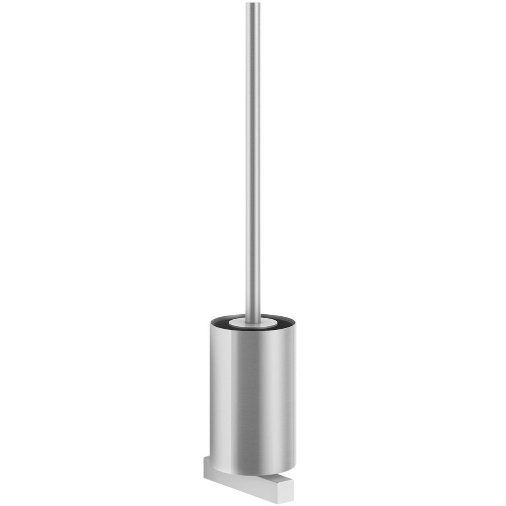 Toiletborstel met houder CARVO 50 cm, wandbevestiging, mat, roestvrij staal, Zack