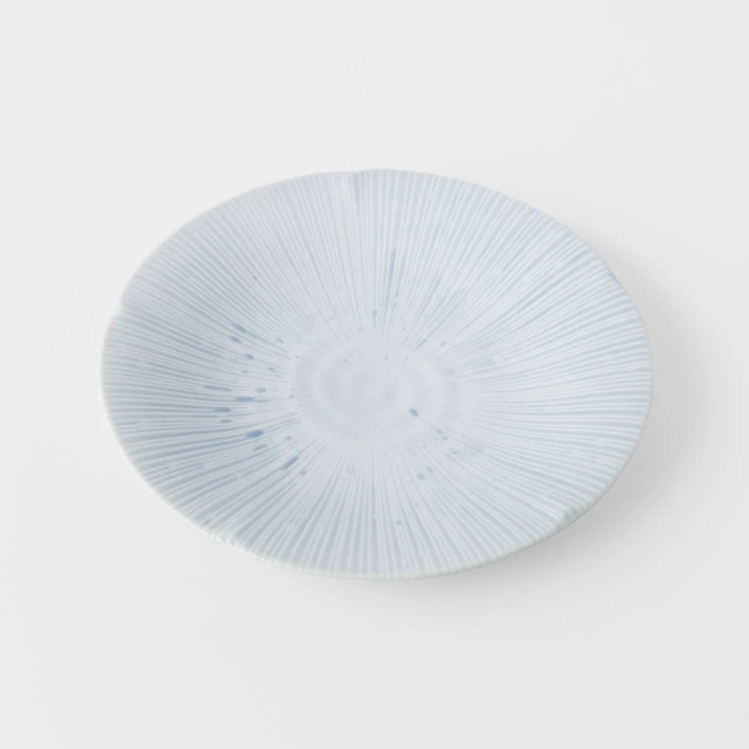 Broodbordje ICE BLUE 22 cm, blauw, MIJ