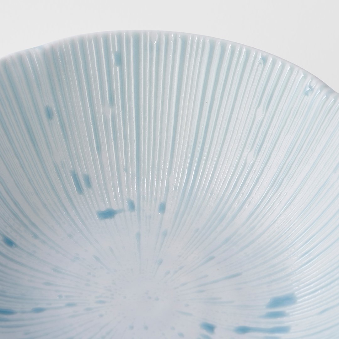 Eetkom ICE BLUE 350 ml, blauw, keramiek, MIJ