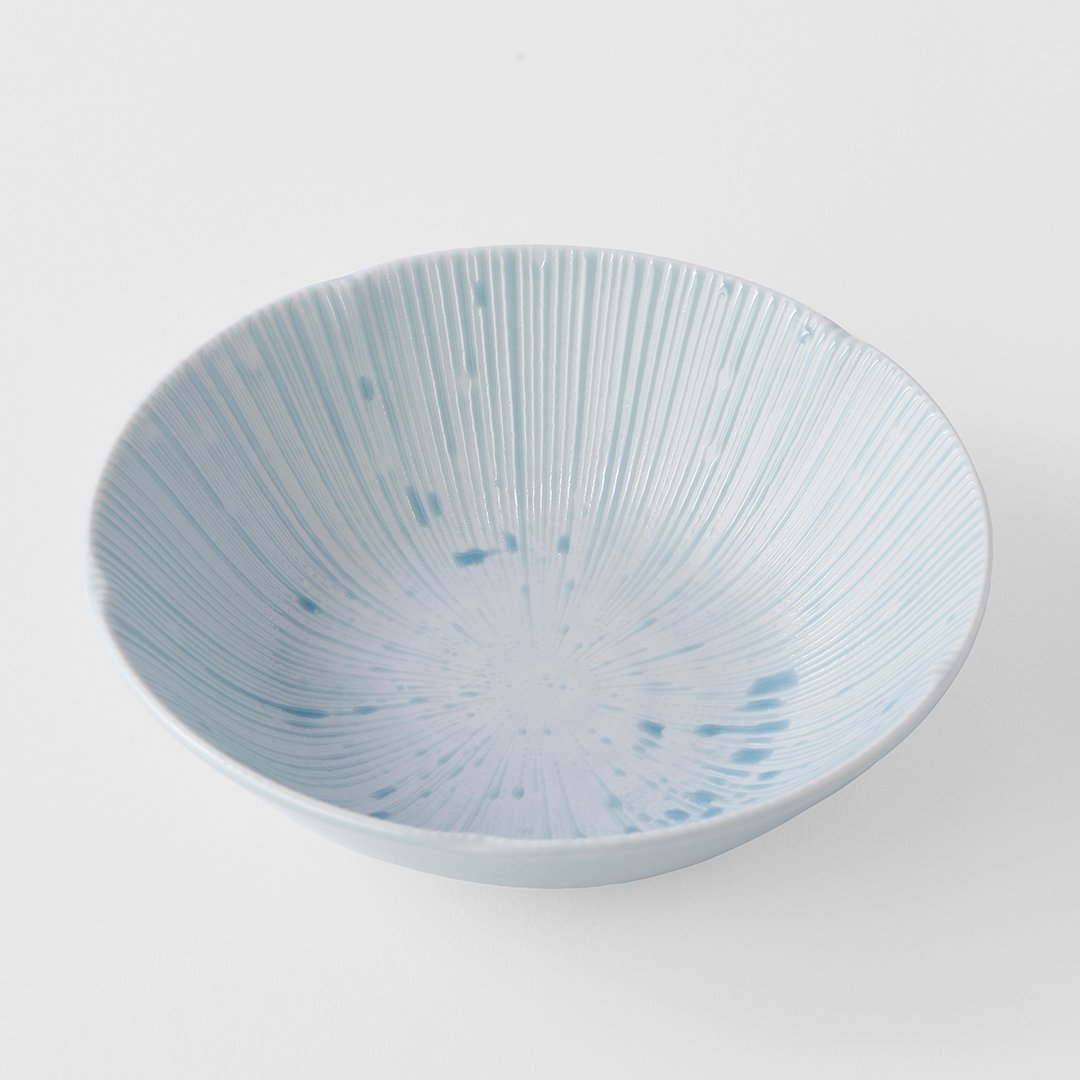 Eetkom ICE BLUE 350 ml, blauw, keramiek, MIJ