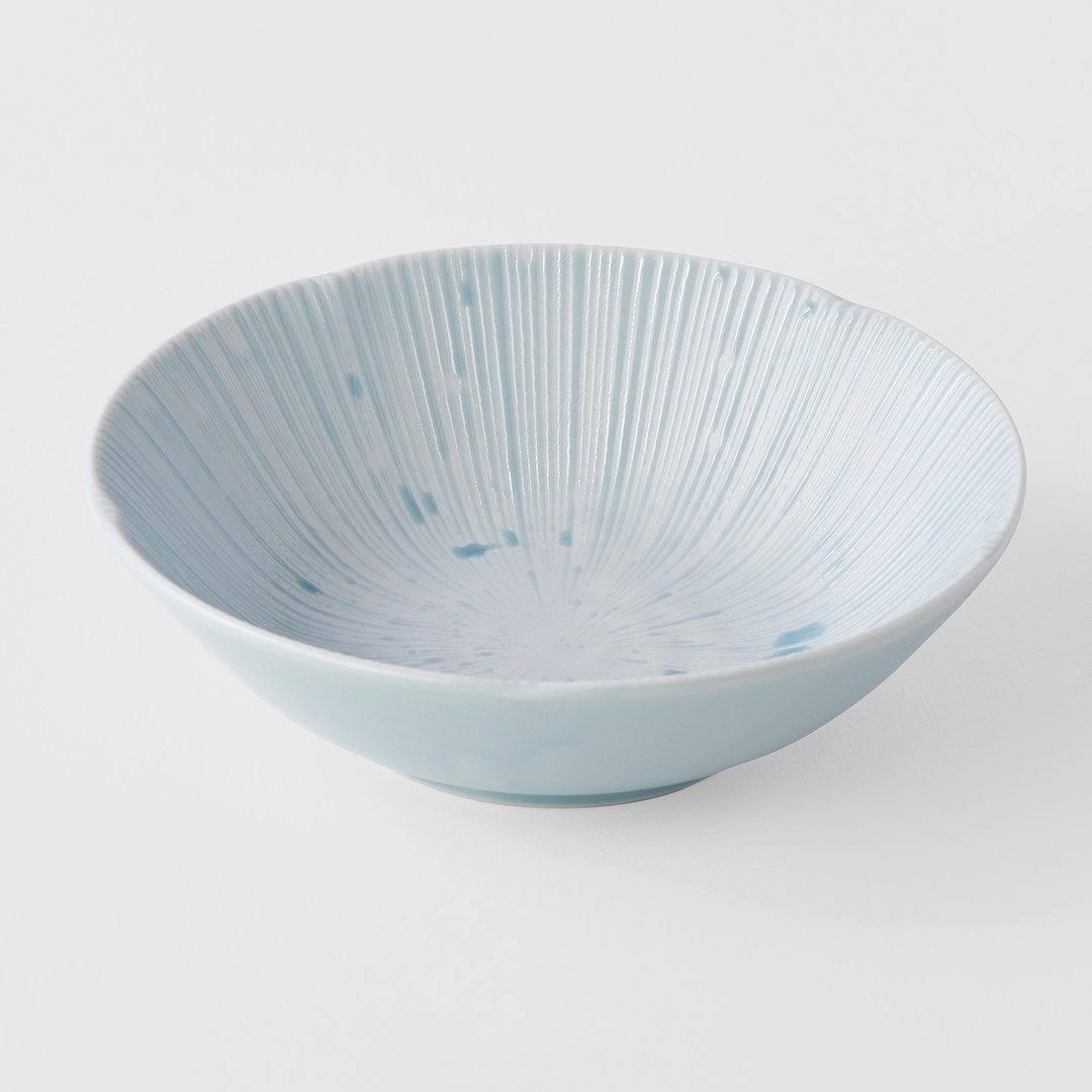 Eetkom ICE BLUE 350 ml, blauw, keramiek, MIJ