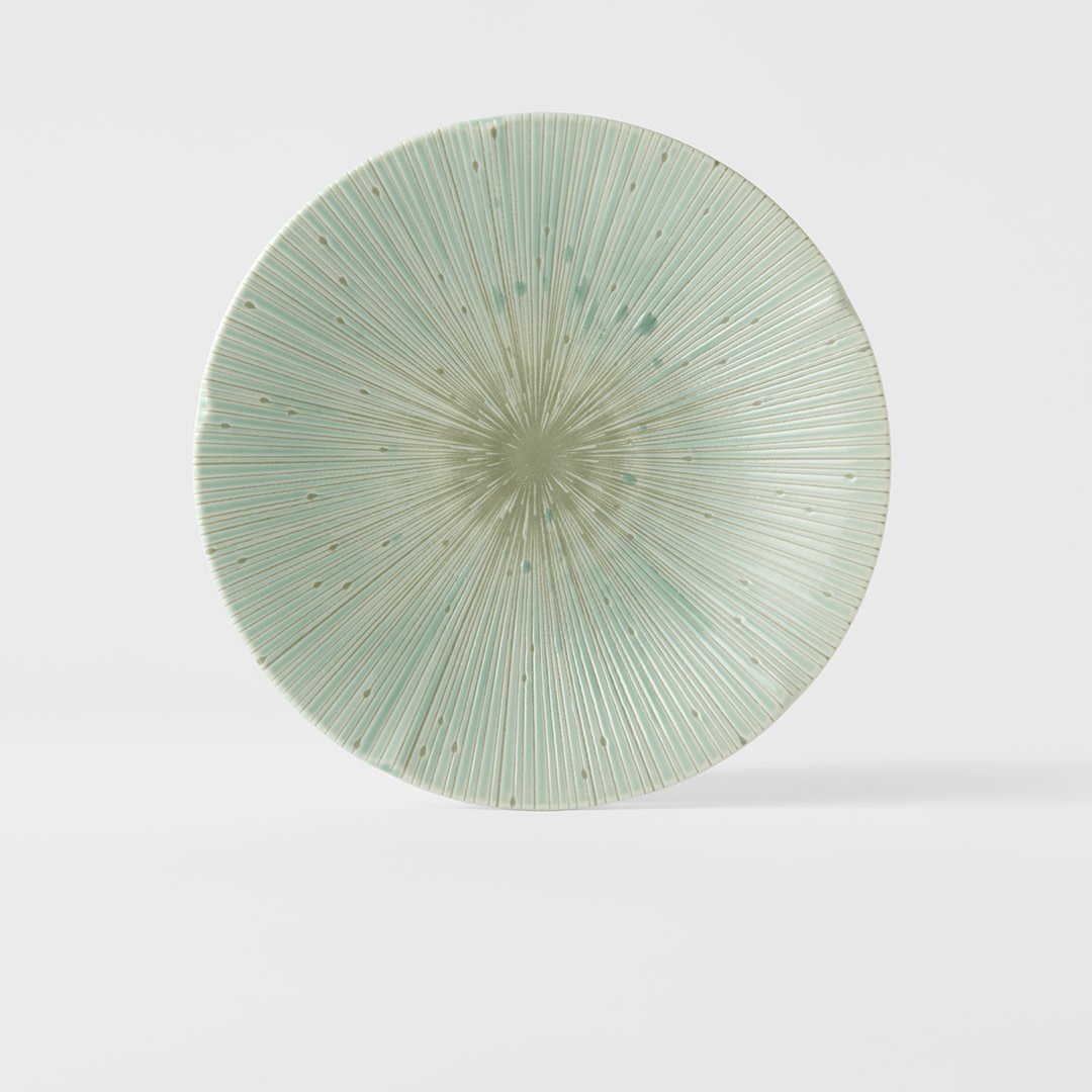 Bord ICE GREEN 22 cm, groen, MIJ