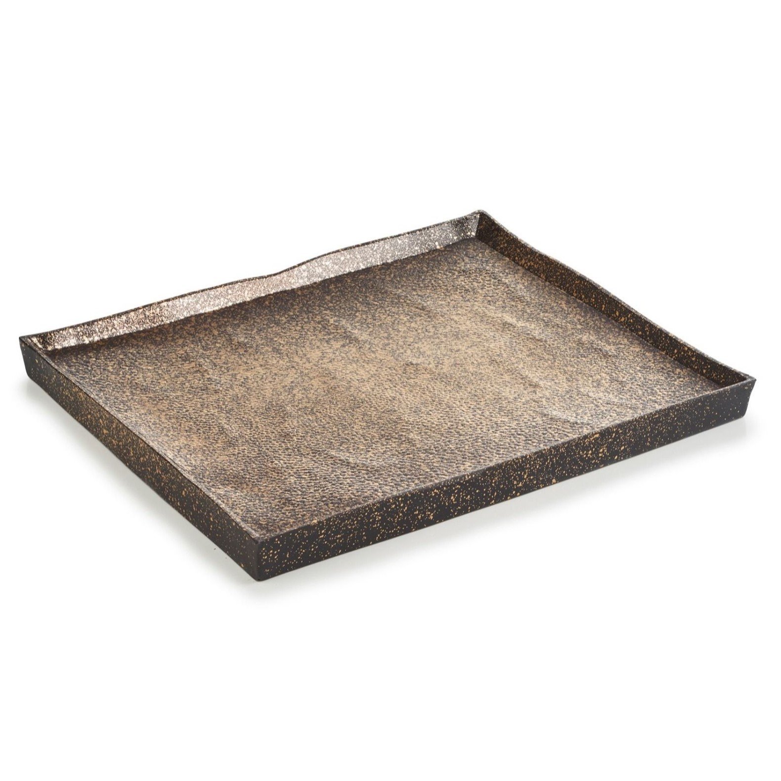 Serveerbord SOLSTICE 21 x 17,5 cm, goud, porselein, Revol
