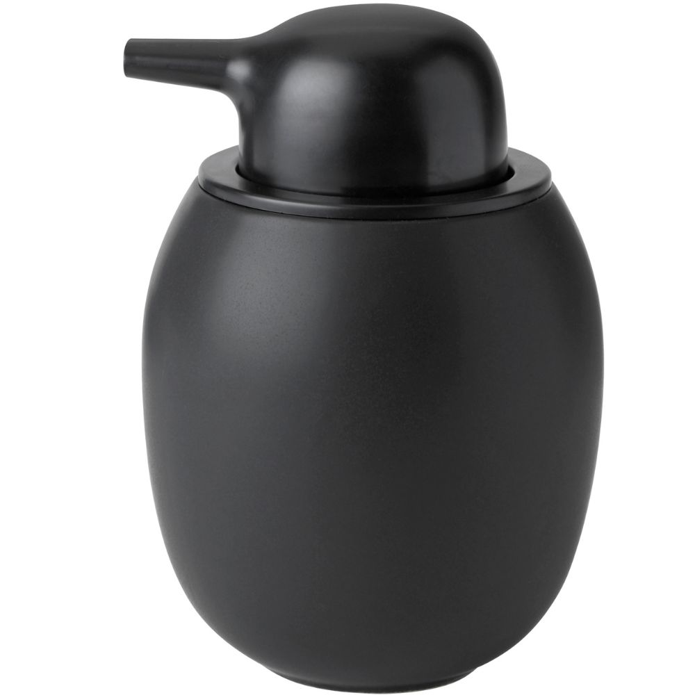 Zeepdispenser FJORD 300 ml, zwart, keramiek, Stelton