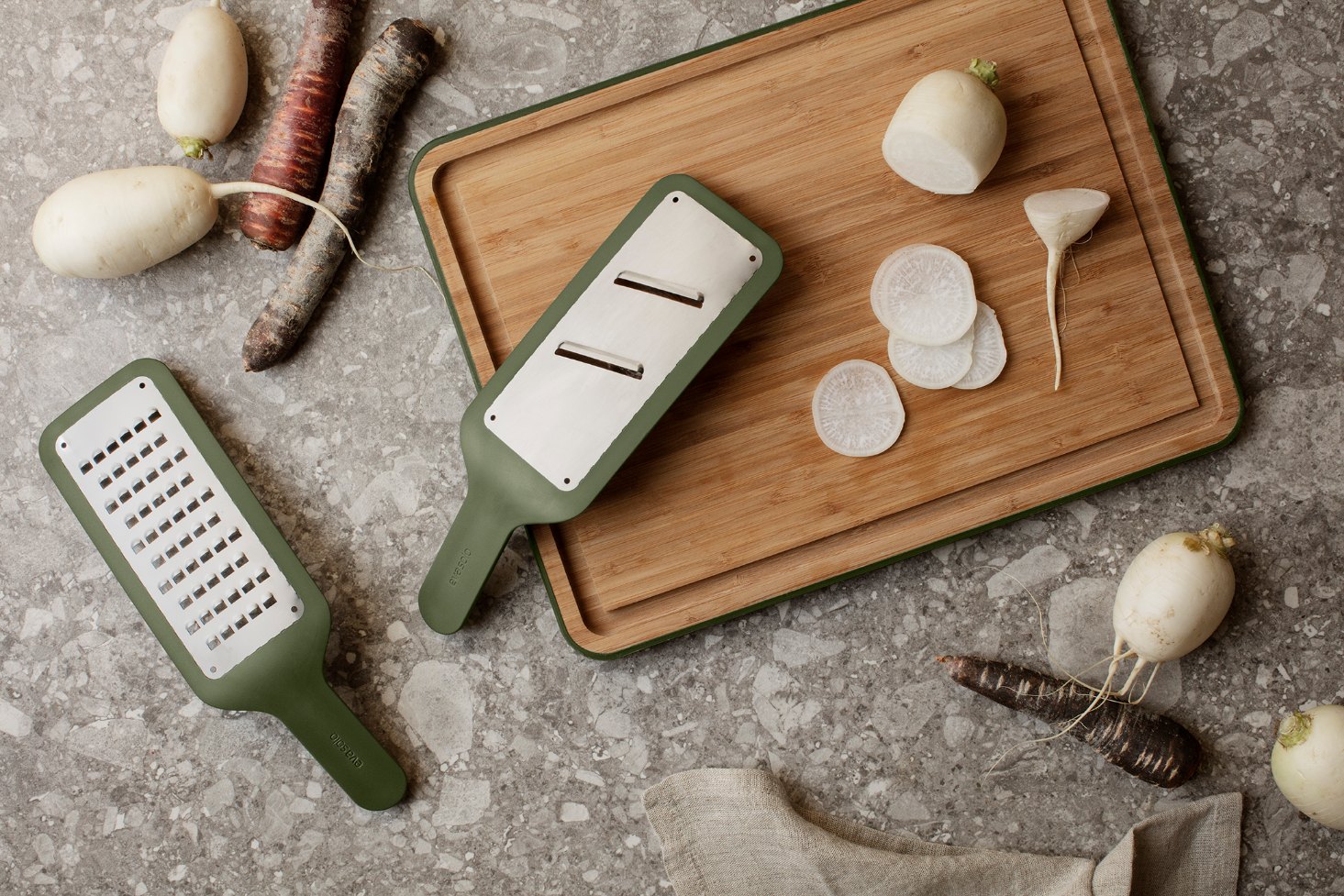 Handschaaf GREEN TOOLS 26 cm, groen, kunststof, Eva Solo