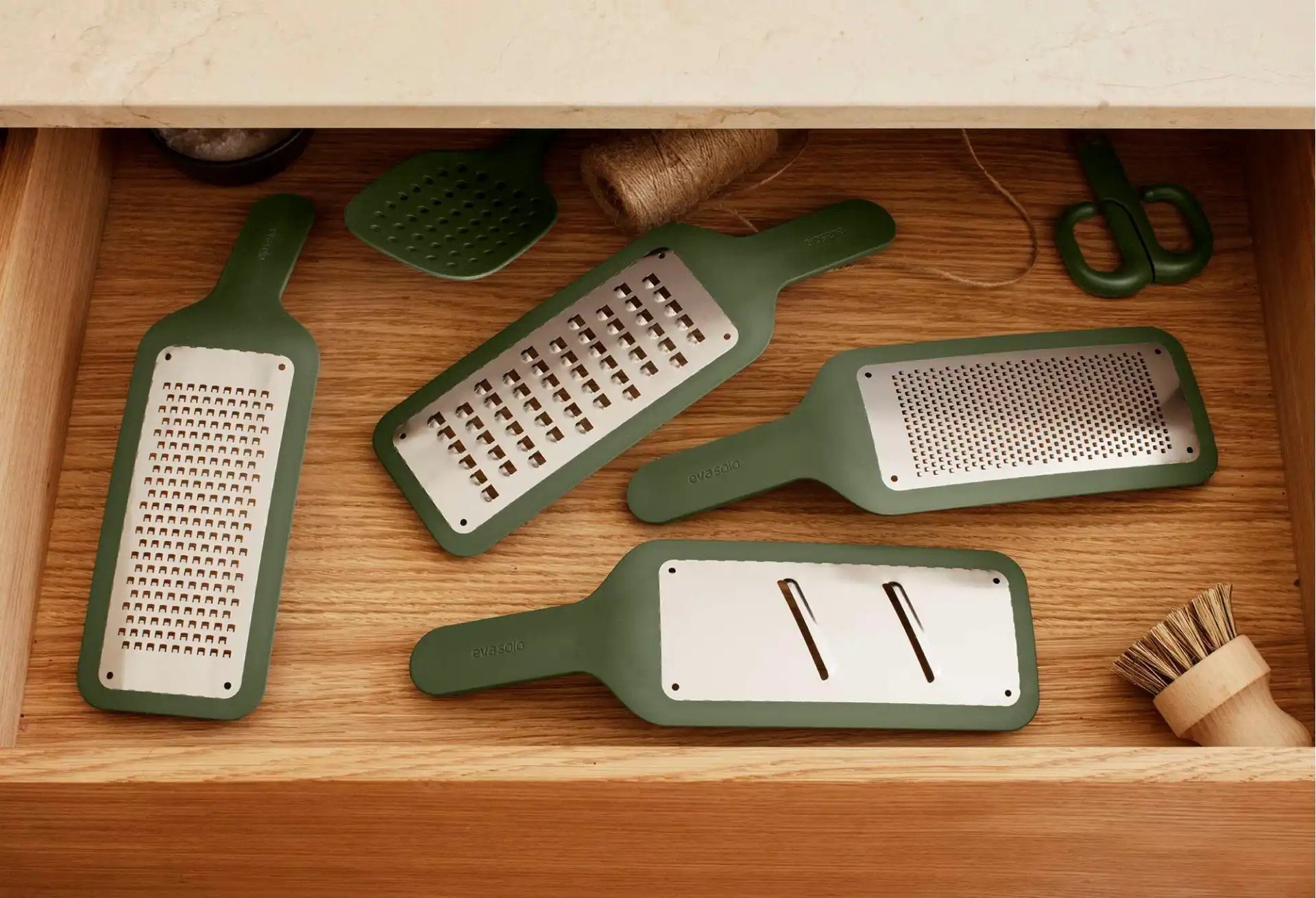 Handschaaf GREEN TOOLS 26 cm, groen, kunststof, Eva Solo
