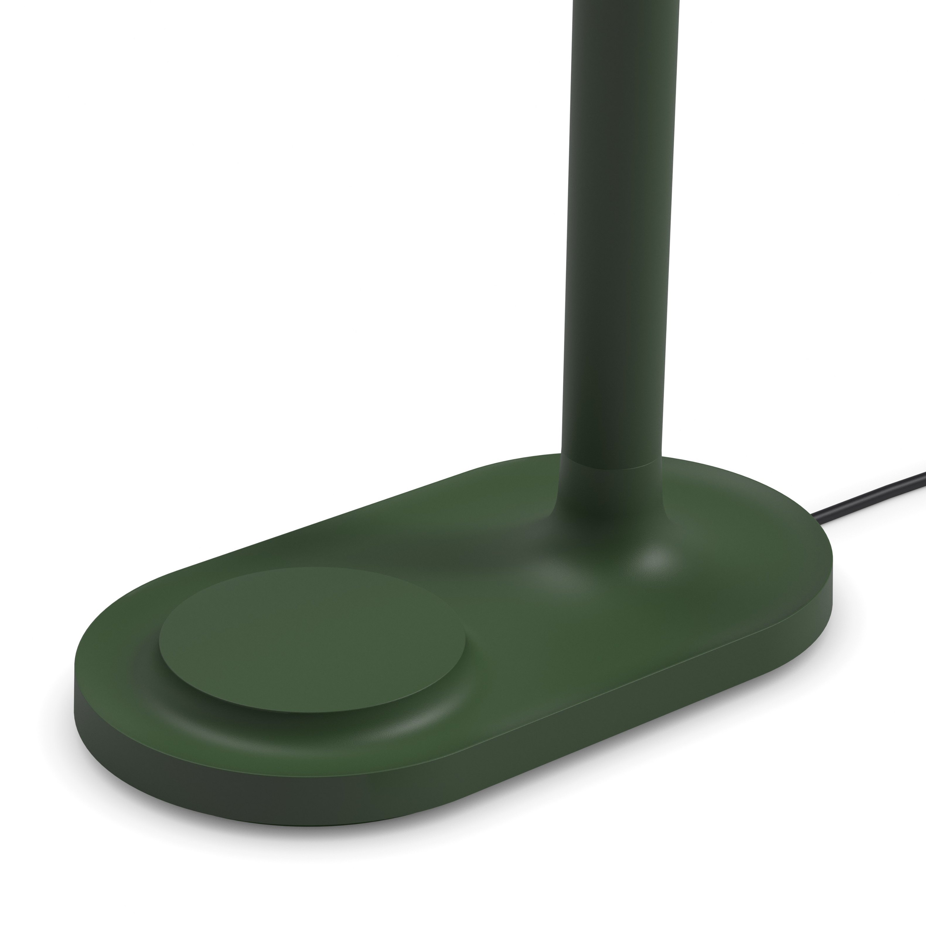 Tafellamp EMENDO 29 cm, met draadloze Qi-oplader, smaragdgroen, Eva Solo