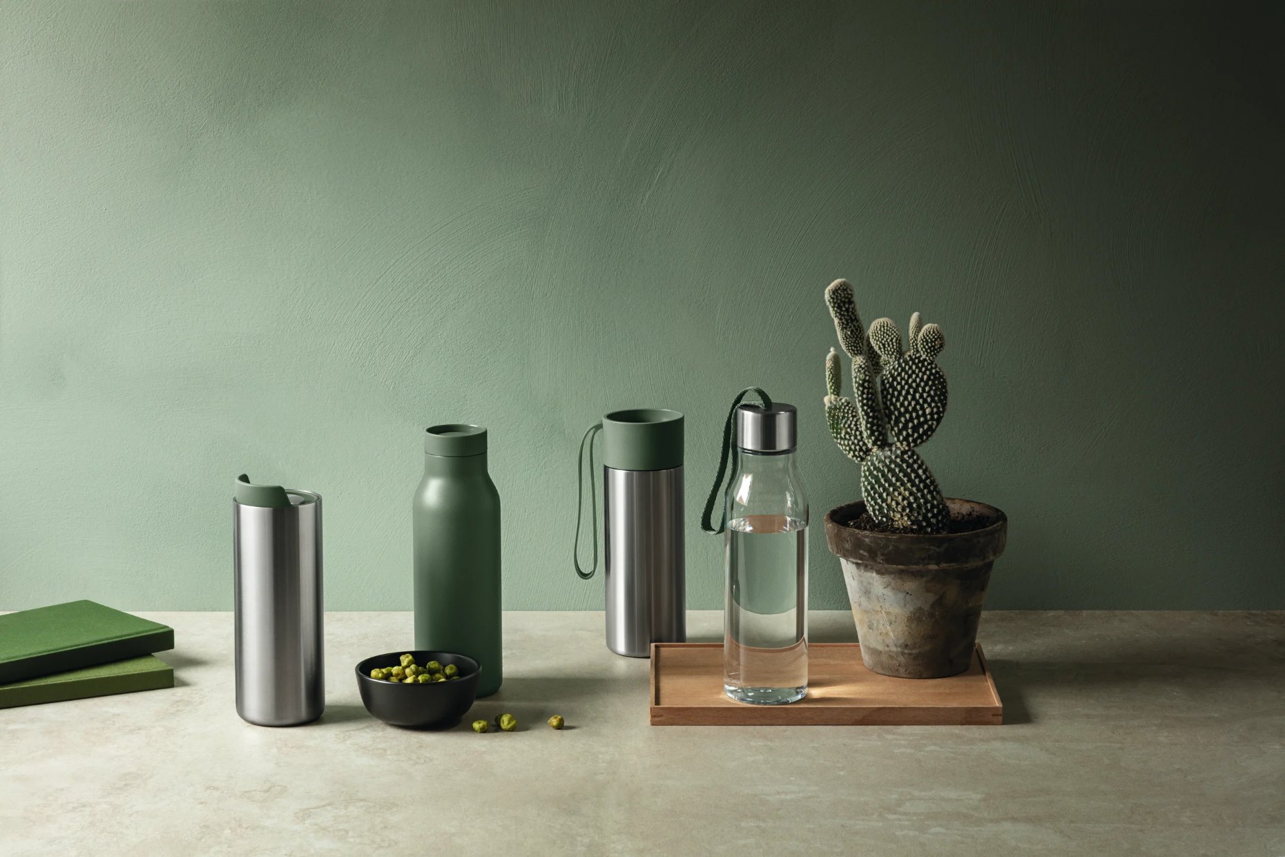 Thermosfles URBAN 500 ml, smaragdgroen, roestvrij staal, Eva Solo
