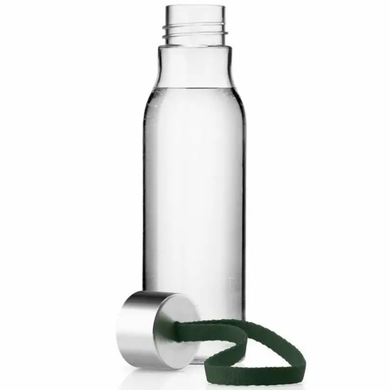 Waterbidon 500 ml, smaragdgroen bandje, kunststof, Eva Solo