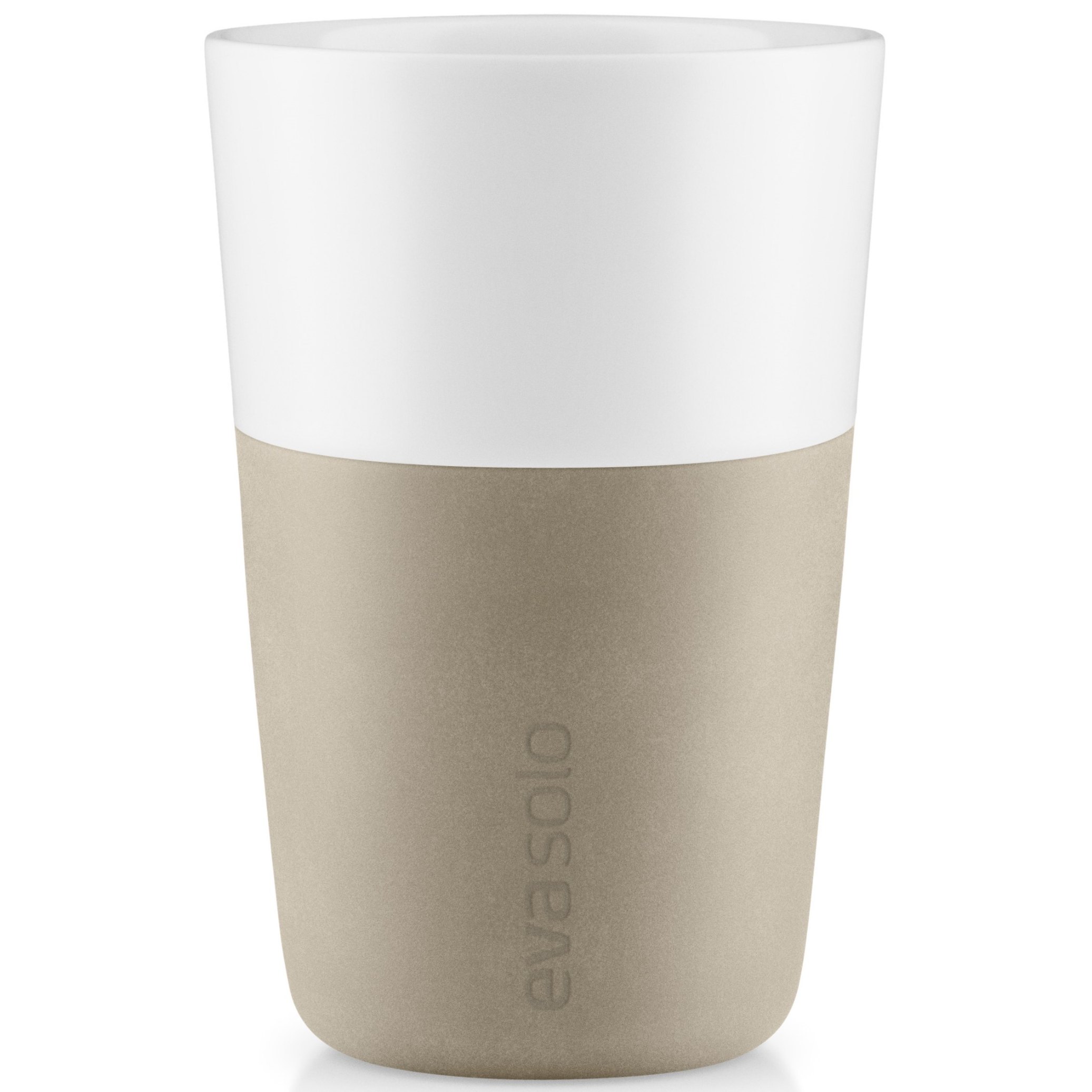 Thermosbeker voor caffé latte 360 ml, set van 2 stuks, parel beige, Eva Solo