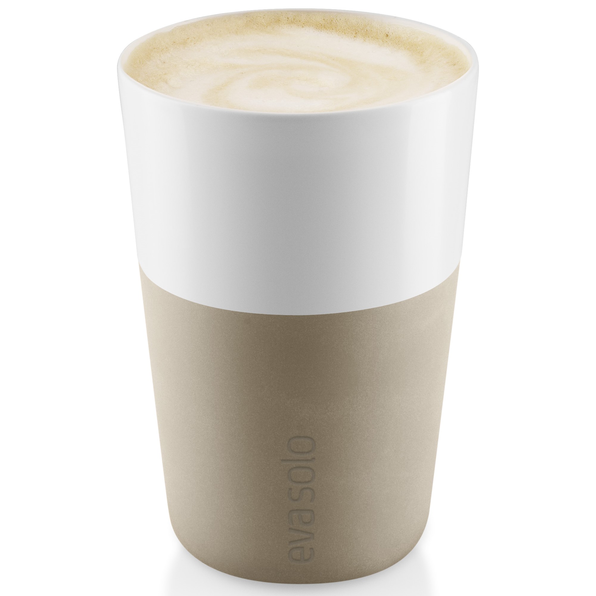 Thermosbeker voor caffé latte 360 ml, set van 2 stuks, parel beige, Eva Solo