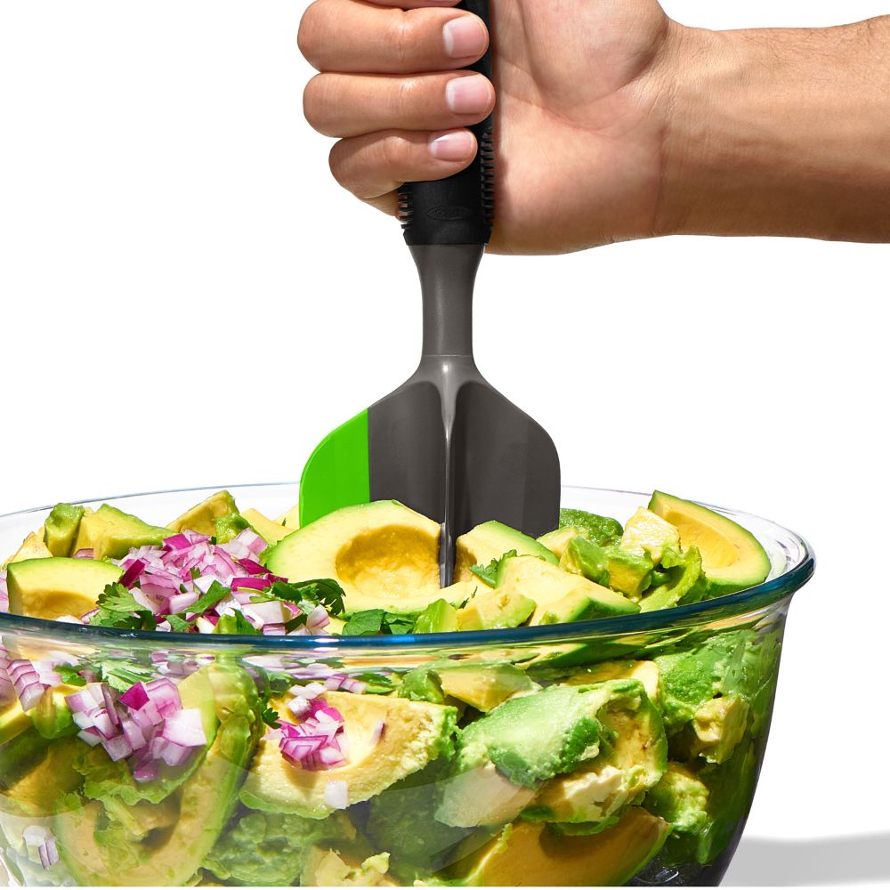 Avocadostamper GOOD GRIPS 30 cm, zwart, kunststof, OXO