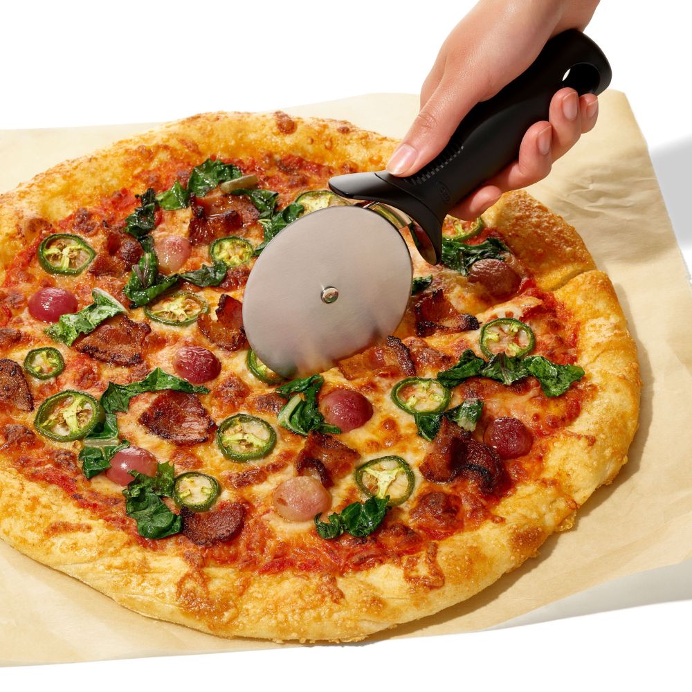 Pizzasnijder GOOD GRIPS 10 cm, zwart, roestvrij staal, OXO