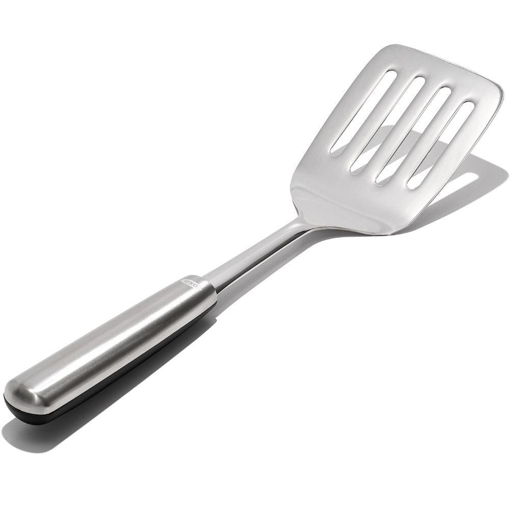 Bakspaan STEEL 33 cm, zilver, roestvrij staal, OXO