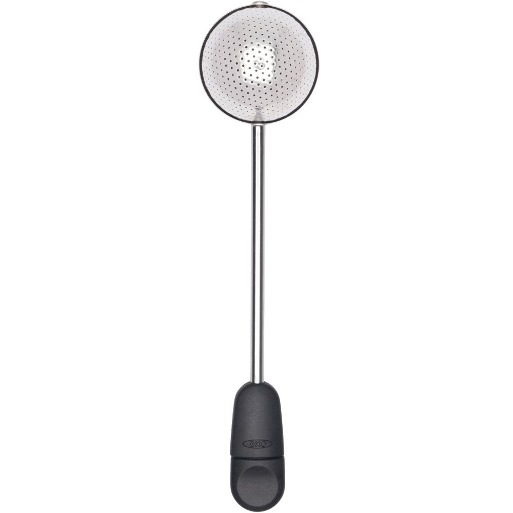 Thee-ei GOOD GRIPS 18 cm, zwart, roestvrij staal, OXO
