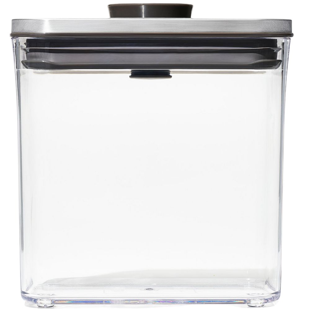 Voorraadbus POP STEEL 1,6 l, rechthoek, kunststof, OXO