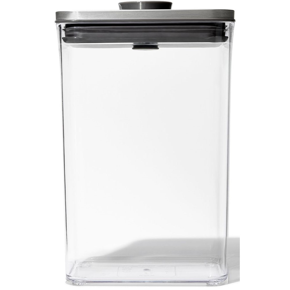 Voorraadbus POP STEEL 2,6 l, rechthoek, kunststof, OXO
