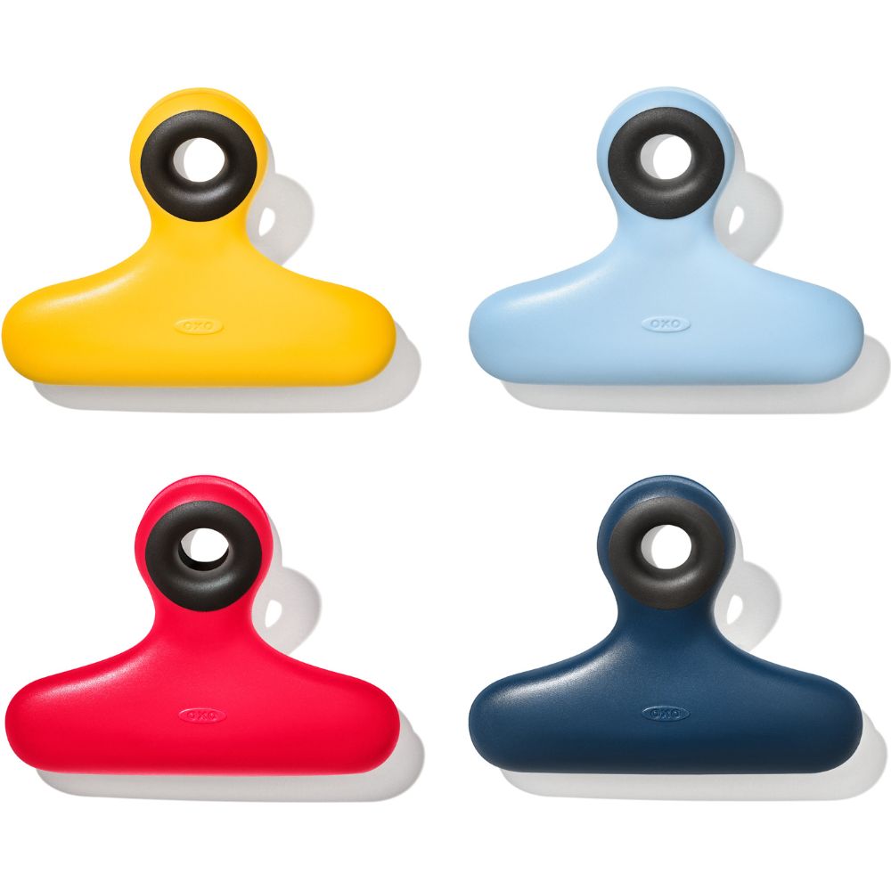 Afsluitclips GOOD GRIPS, magnetisch, set van 4, kunststof, OXO