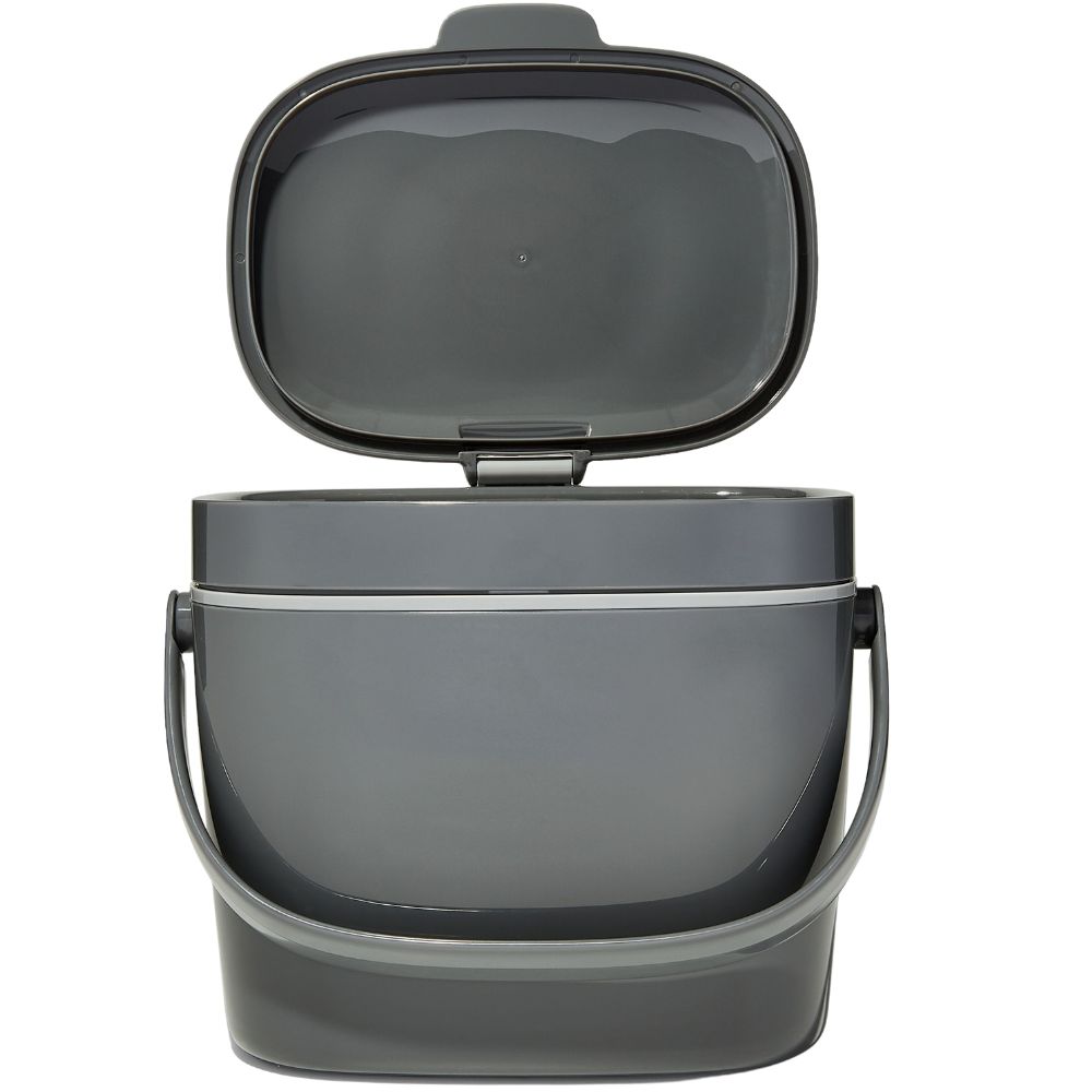 Bioafvalcontainer EASY-CLEAN GOOD GRIPS 6,62 l, grijs, plastic, OXO